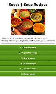 Download Soup Recipes APK for Android