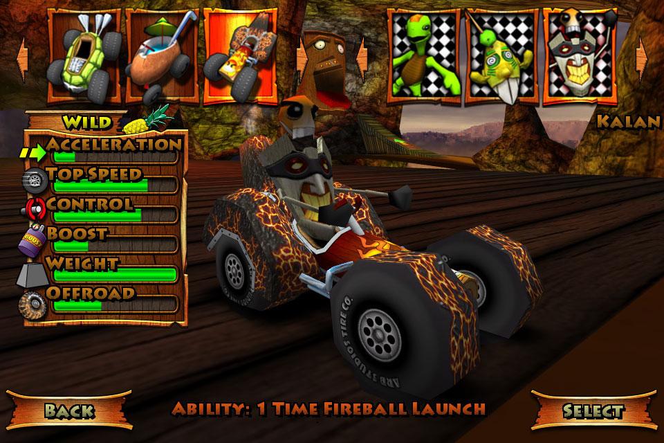 Tiki Kart 3D - screenshot