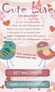 How to install Cute Love Live Wallpaper patch 3.1 apk for pc