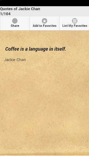 Quotes of Jackie Chan