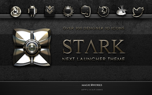 Next Launcher Theme Stark