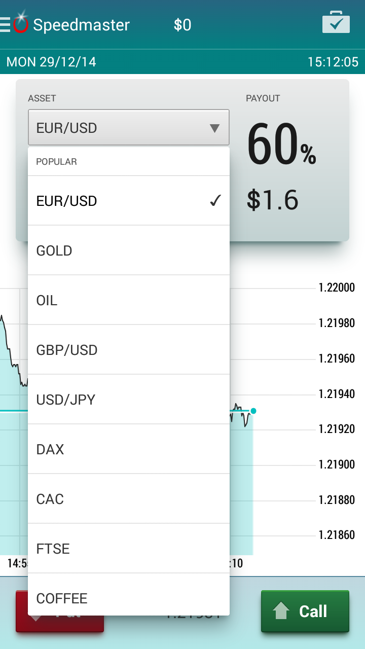 TOPOPTION Trade Binary Options Screen 3