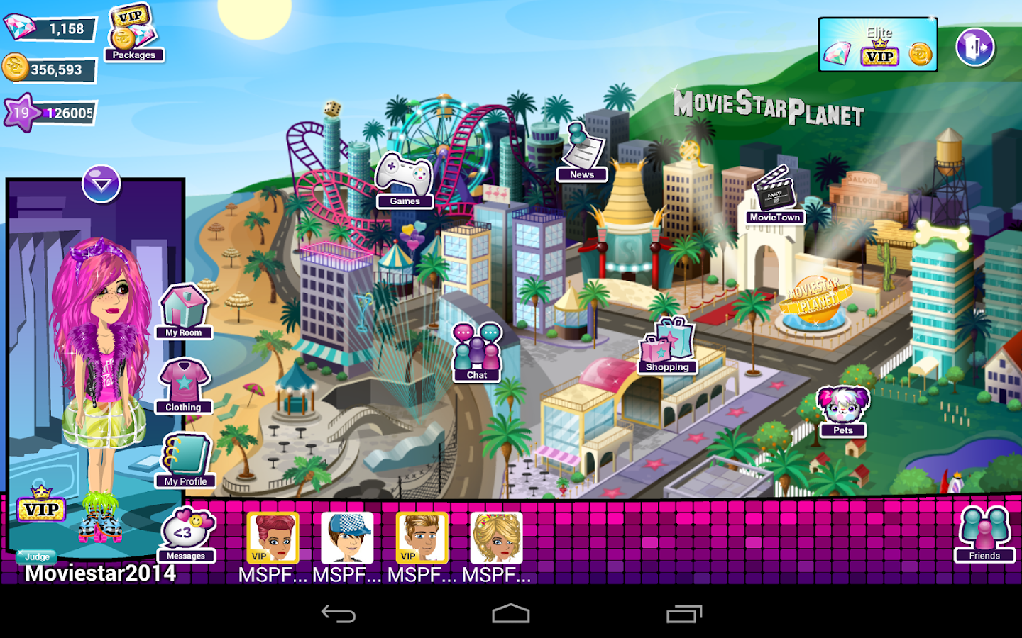 MovieStarPlanet HD - screenshot