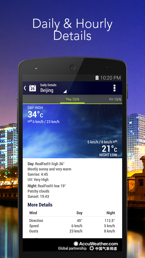   AccuWeather Platinum: captura de tela 