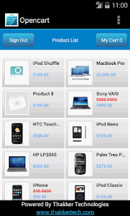 OpenCart-Native Android Store Screenshots 3