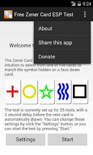 Free Zener Card ESP Test Screenshots 7