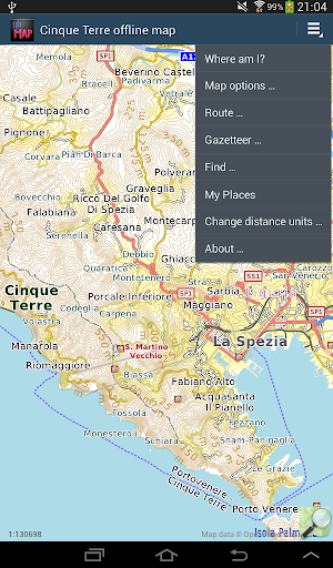 【免費旅遊App】Cinque Terre offline map-APP點子