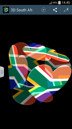 免費下載個人化APP|3D South Africa Cube Flag LWP app開箱文|APP開箱王