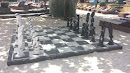 Chess Board Statue