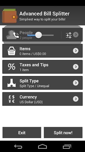 Advanced Bill Splitter Pro Key