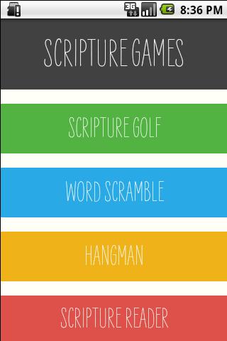 LDS Scripture Games