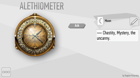 Android application Alethiometer screenshot