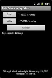 Date Calculator Free Screenshots 1