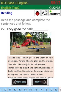IEO Grade 1 English Olympiad Screenshots 3