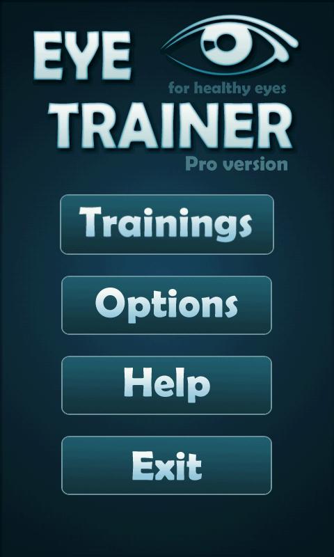 Android application Eye Trainer Pro screenshort
