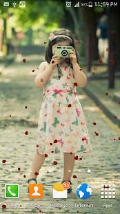 Free Cute Girl Live Wallpaper APK