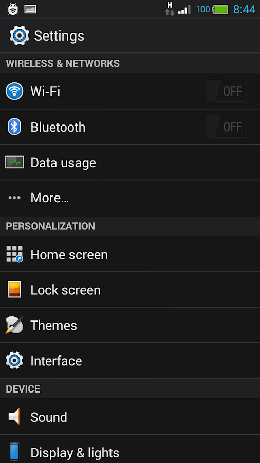 Holo Sense - CM 10.2 Theme - screenshot