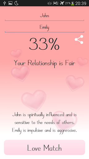 Love Match Calculator
