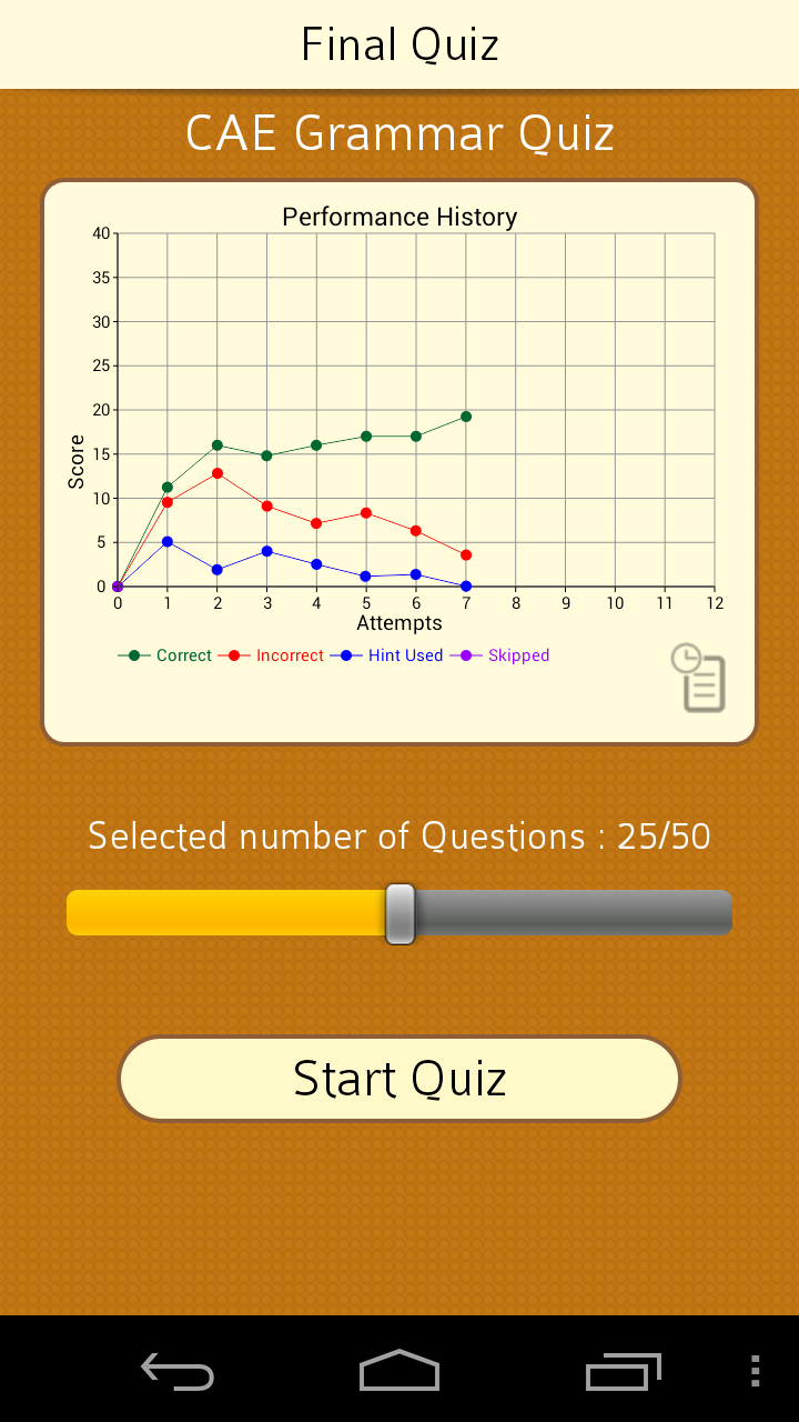 CAE Grammar Essentials Screen 3
