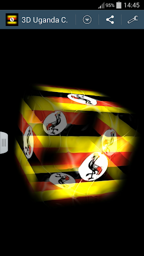 【免費個人化App】3D Uganda Cube Flag LWP-APP點子