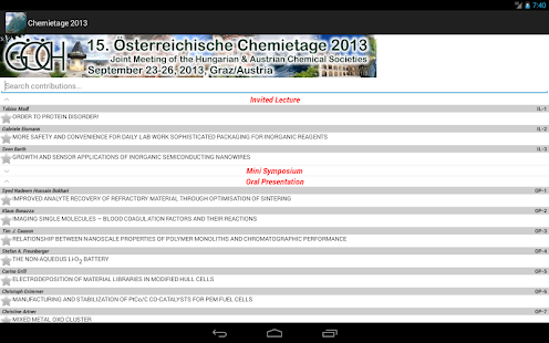 Austrian Chemistry Days 2013 Screenshots 0