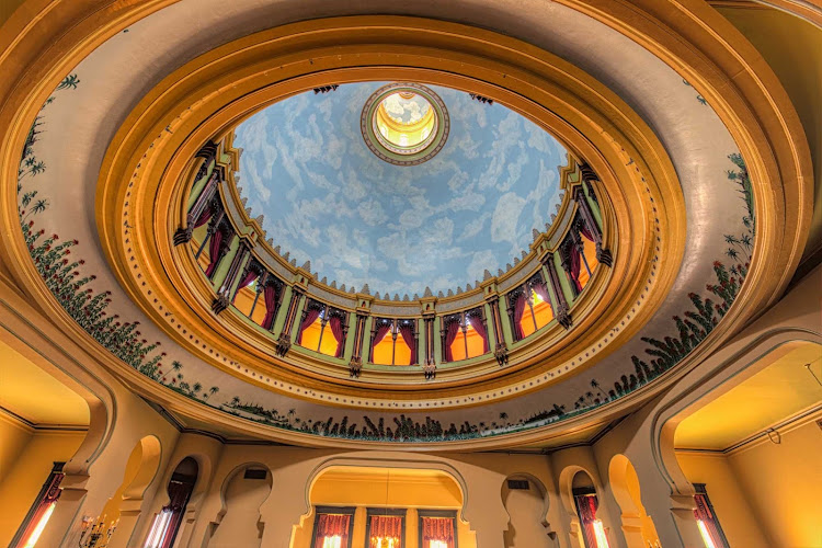 Under the Dome at HB Plant Museum in Tampa Florida.