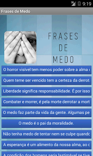 Frases de Medo