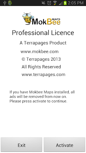 Mokbee Maps Pro Key