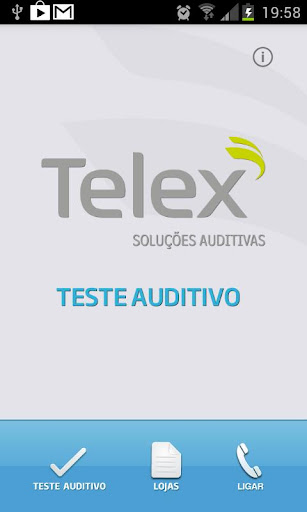 Teste Auditivo – Telex