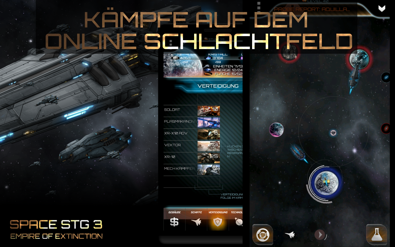 Android application Space STG 3 - Galactic Strategy screenshort