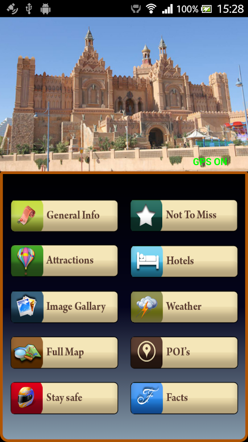 Android application Eilat Offline Map Travel Guide screenshort