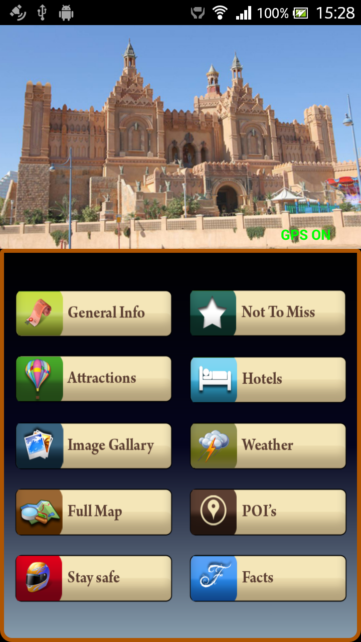 Eilat Offline Map Travel Guide Screen 1