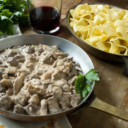 vegetable vs spread butter oil Yummly Recept Braised  Stroganoff Beef