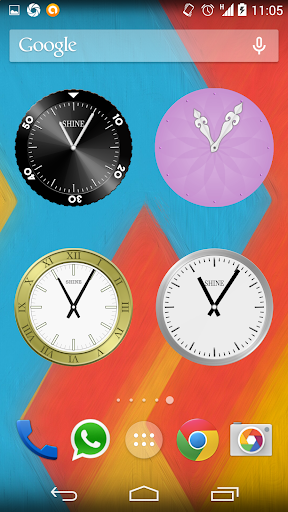 Shine Analog Clock Widget