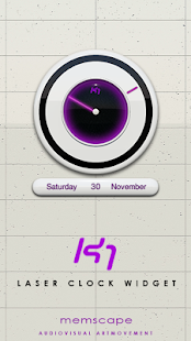K1 Laser Clock Widget Screenshots 0