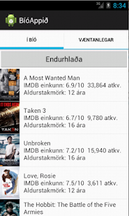 BíóAppið Screenshots 1