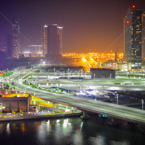 City Lights at Night by The Bandwagon Chic - Novices Only Street & Candid