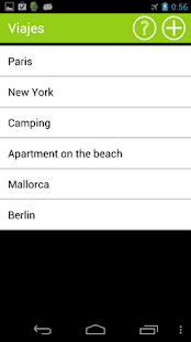 Travel List Screenshots 1