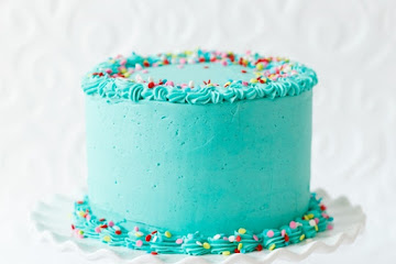 Frosted Funfetti Layer Cake