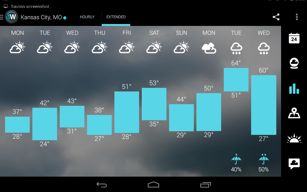 1Weather:Widget Forecast Radar - screenshot