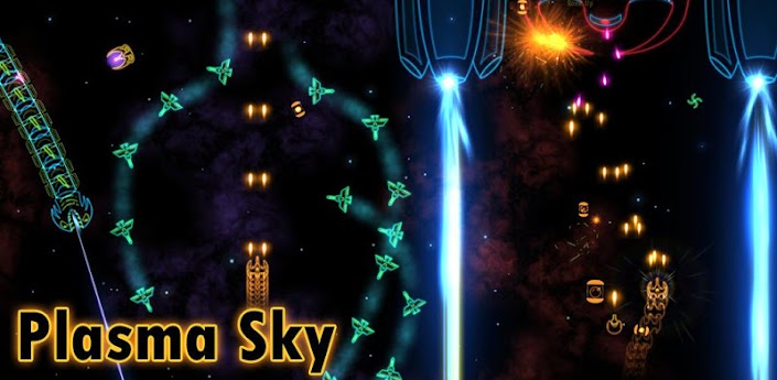 free download android full pro mediafire qvga tablet armv6 apps themes Plasma Sky - rad space shooter APK v2.8.1 games application