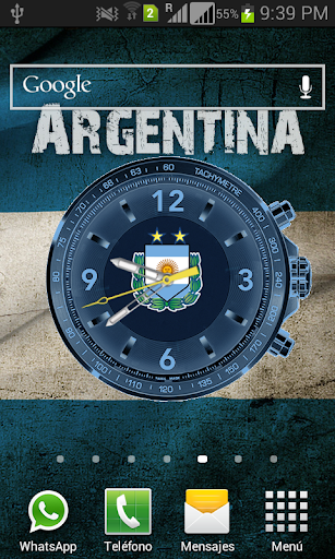 Reloj Argentina Live Wallpaper