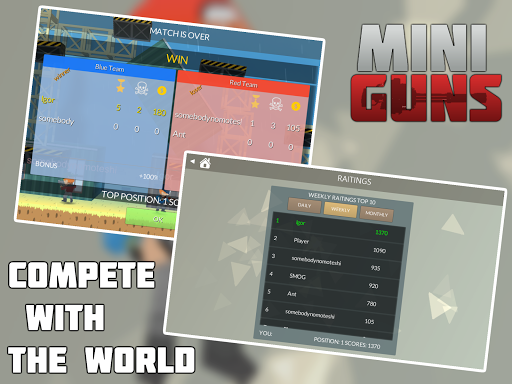 【免費街機App】MINI GUNS: Online Shooter-APP點子