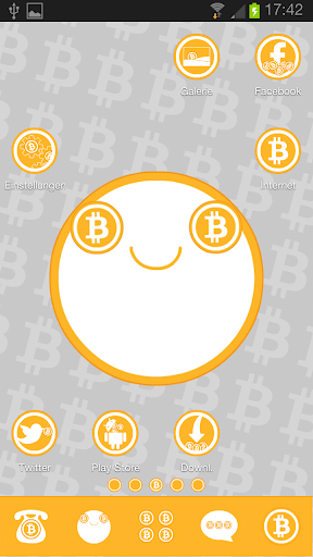 【免費個人化App】Bitcoin Theme GO Launcher EX-APP點子