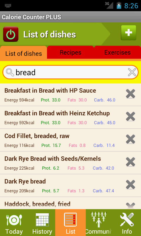 Calorie Сounter PLUS Screen 3
