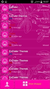 How to download Pink Glow Theme for ExDialer lastet apk for bluestacks