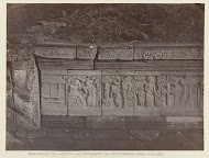 Candi Panataran (Temple Complex), Pendopo Terrace, reliefs 1-4 (Sang Satyawan'story; inscription above no 3 reads batasamat, east side.