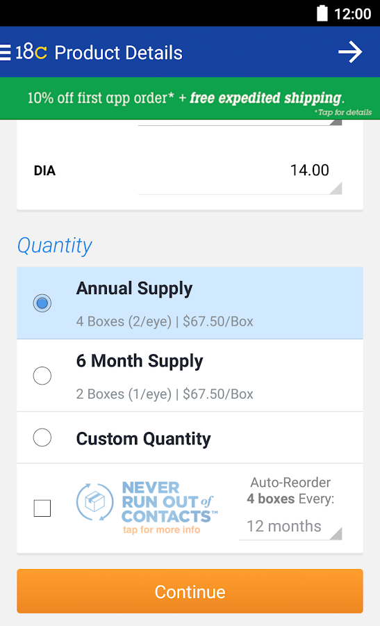 1800CONTACTS App Android Apps on Google Play