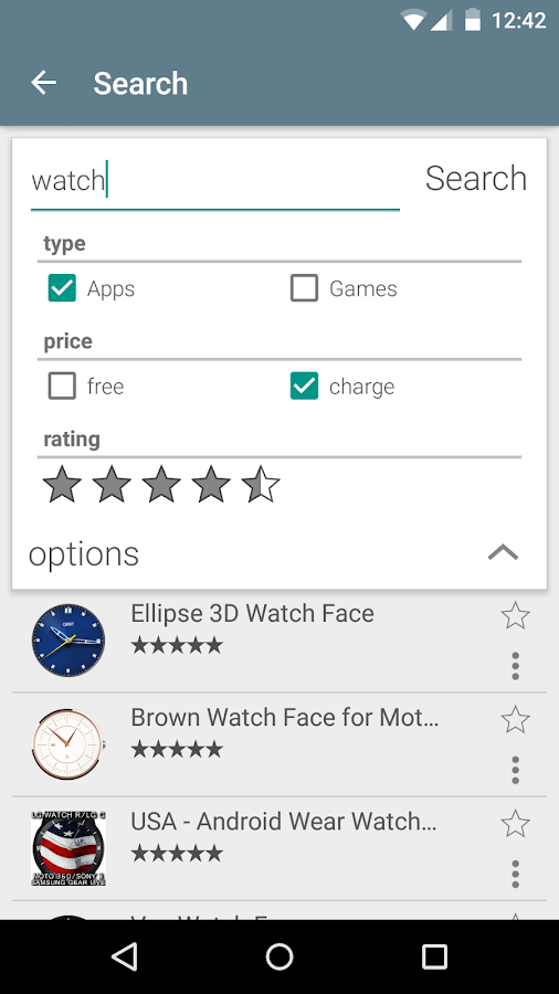 google wear app store