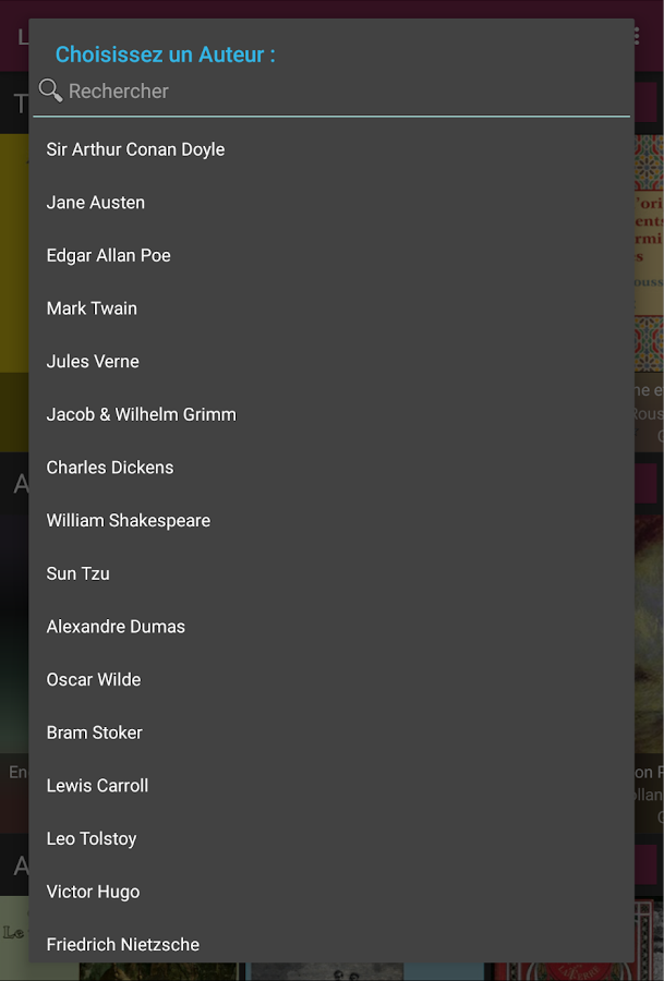   Livres Audio – Capture d'écran 